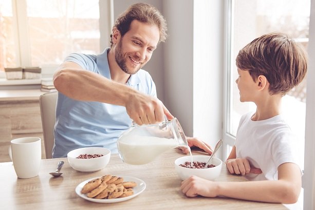 eten met het hele gezin